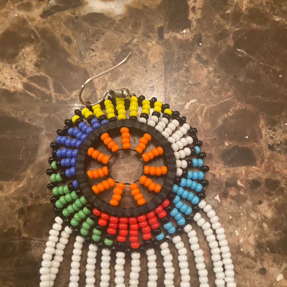 Vintage Sassy Jones Tribal earrings